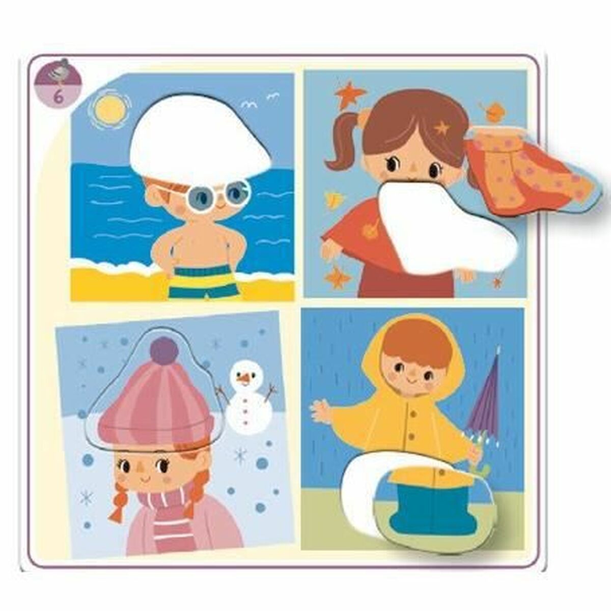 Pedagogiskt spel för små barn Ravensburger Ready for Kindergarten! 50 cm (Franska) (FR) - 2