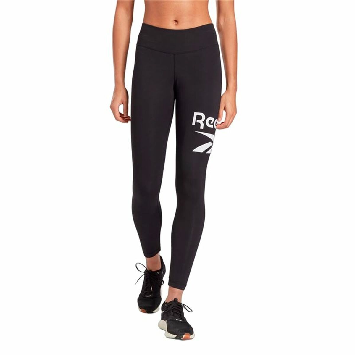 Sport-leggings, Dam Reebok Identity Bl Cotton Svart