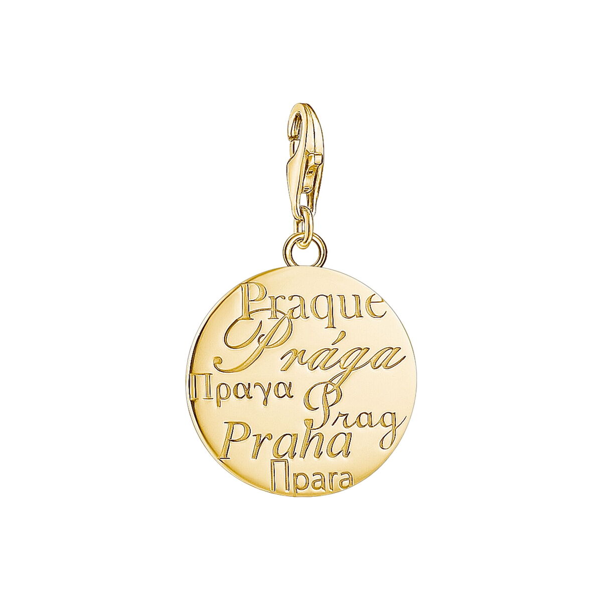 Dampärlor Thomas Sabo IC1236341339 Gyllene 2 cm