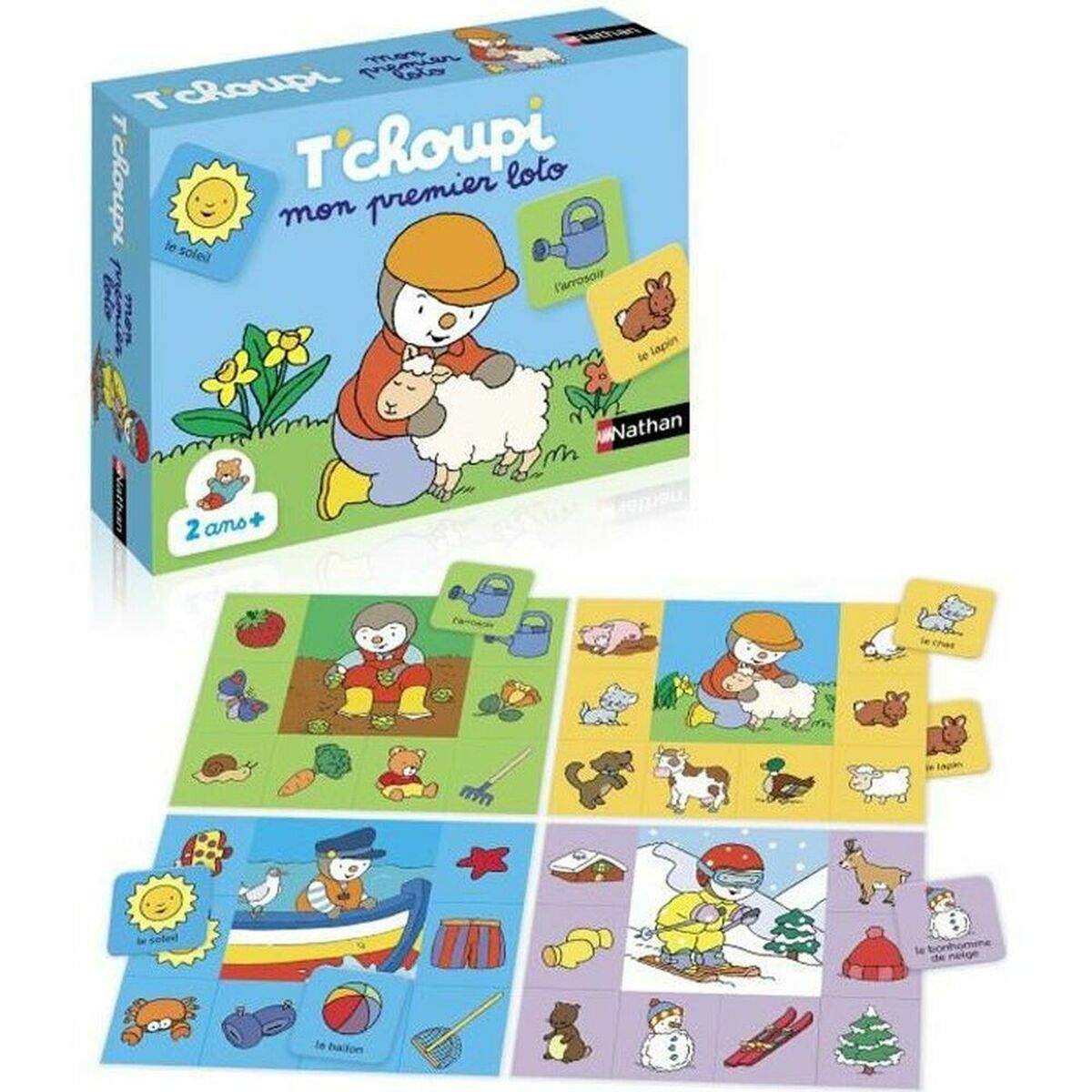 Pedagogiskt spel för små barn Nathan T'choupi (FR)