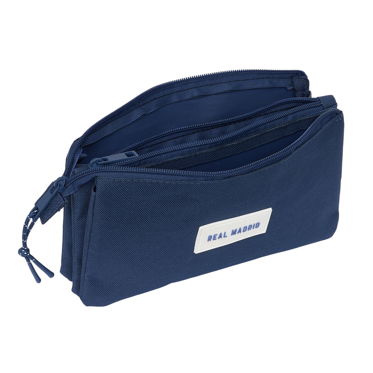 Tredubbel Carry-all Real Madrid C.F. Marinblå 22 x 12 x 3 cm - 3