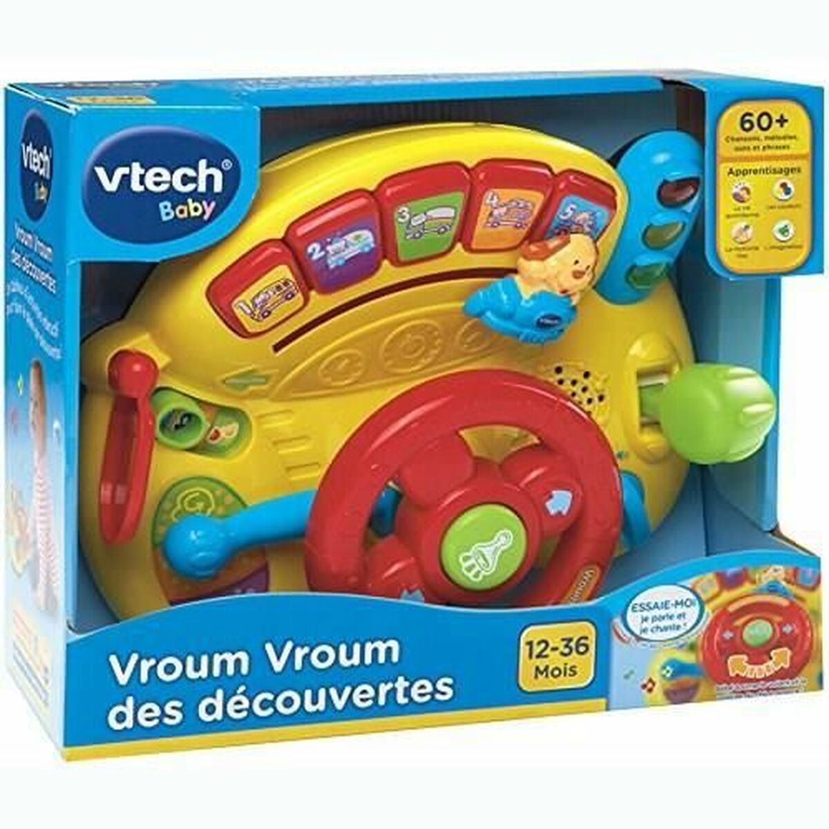 Musikalisk Leksak Vtech Baby Vroum Vroum des découvertes Ratt - 2