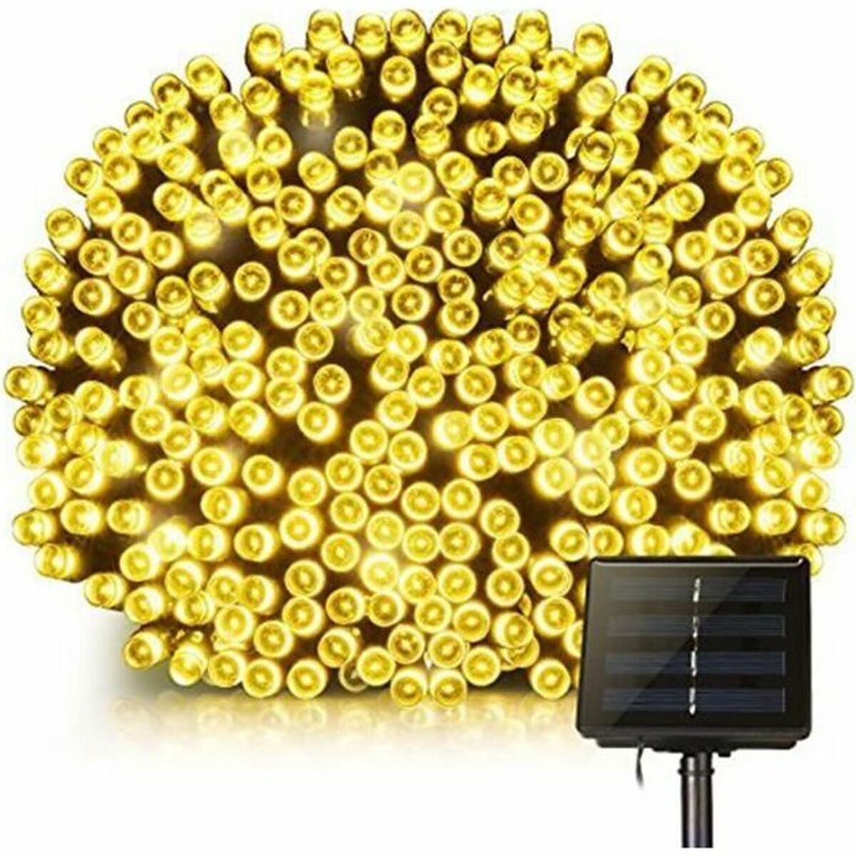 LED-krans Lumisky YOGY SOLAR WARM 400 LEDS Svart noir 1 W