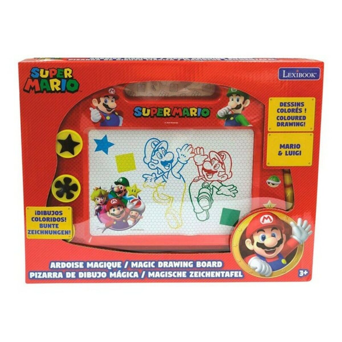 Magnettavla med märkpenna Super Mario Lexibook A5 - 3