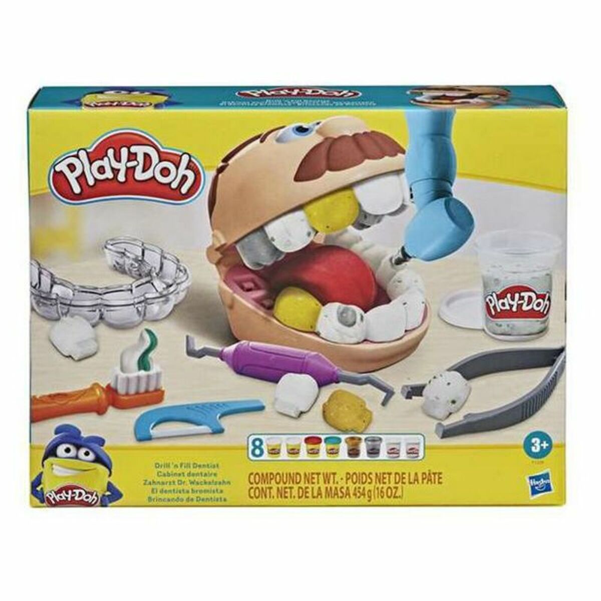 Modellera Spel Hasbro F1259 + 3 år Multicolour (8 Delar) - 2