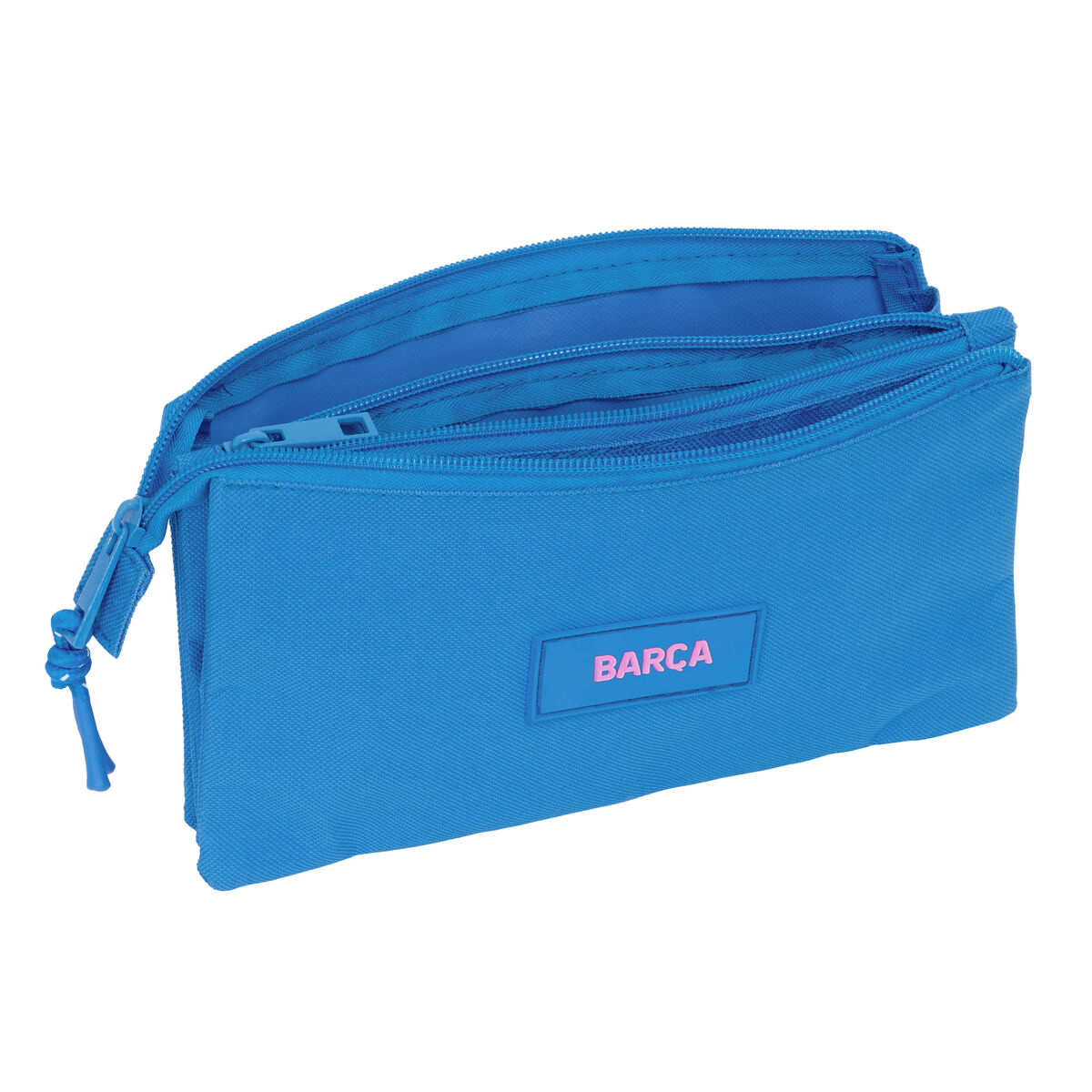 Tredubbel Carry-all F.C. Barcelona Blå 22 x 12 x 3 cm - 2