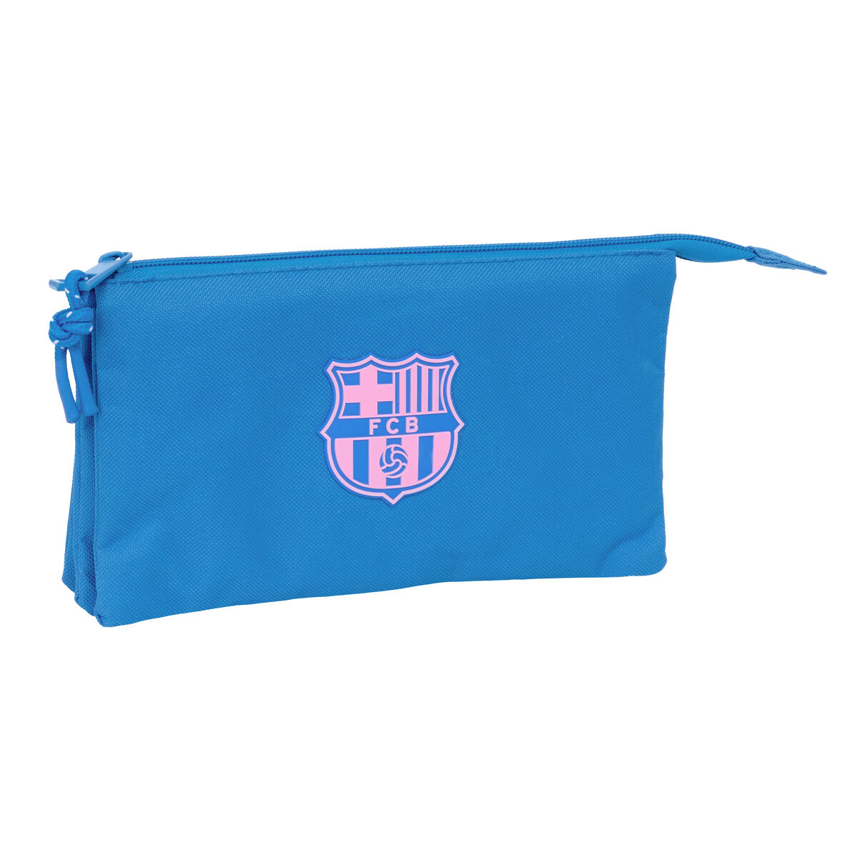 Tredubbel Carry-all F.C. Barcelona Blå 22 x 12 x 3 cm