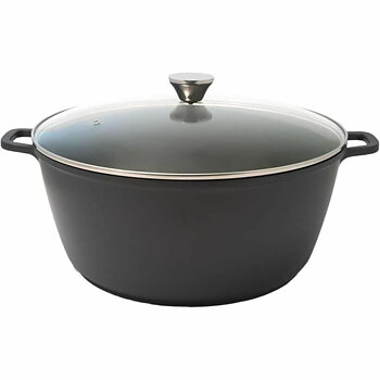 Kastrull med lock Baumalu Svart Ø 32 cm 32 cm 34 x 17 x 34 cm