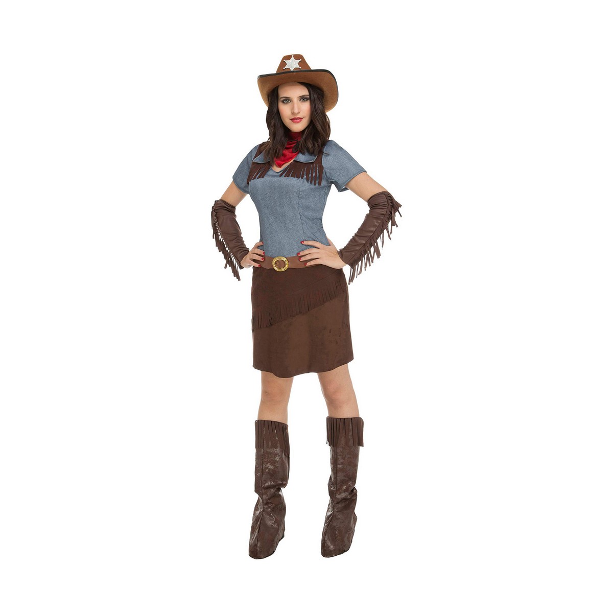 Maskeraddräkt vuxna My Other Me Cowgirl  M/L