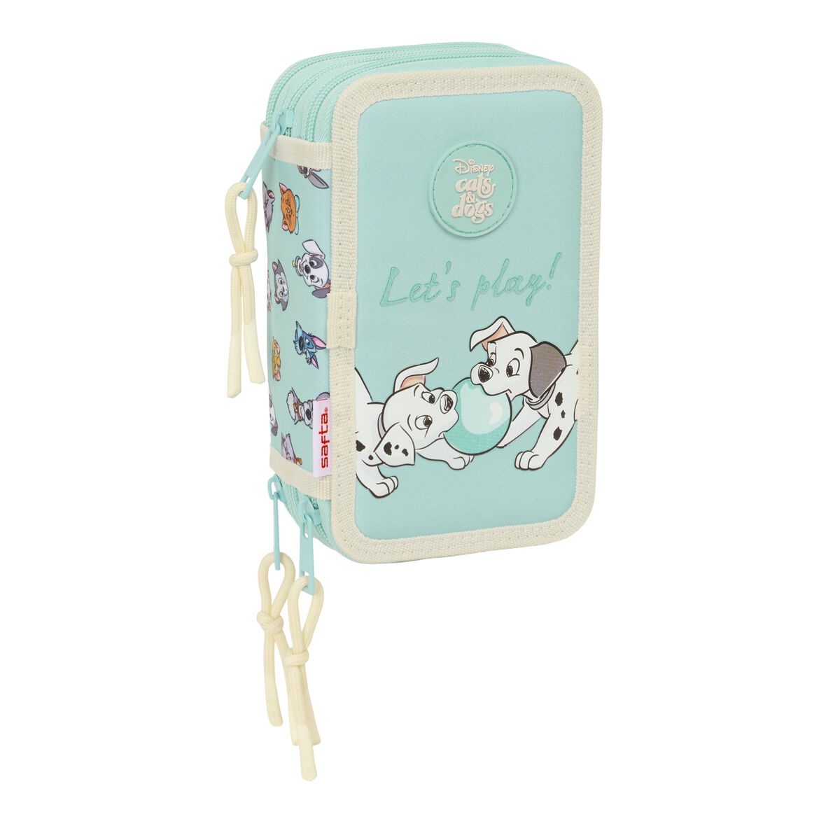 Pennfodral med tillbehör Disney Blå 12,5 x 19,5 x 5,5 cm 37 Delar