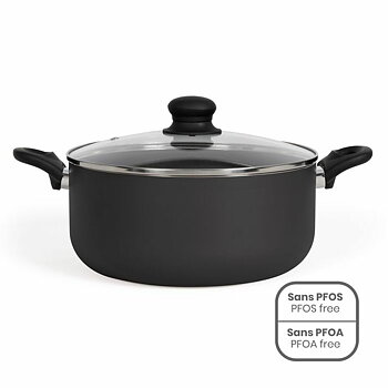 Kastrull Livoo 37 x 15 x 30 cm Svart Ø 28 cm 6,5 L