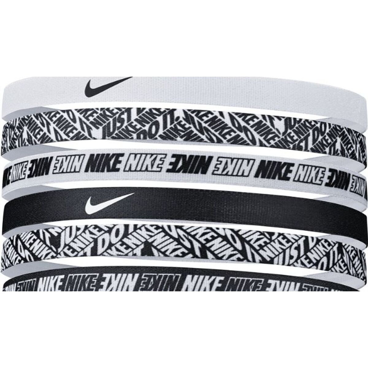 Huvudsportband Nike Printed Pack6 Svart - 2