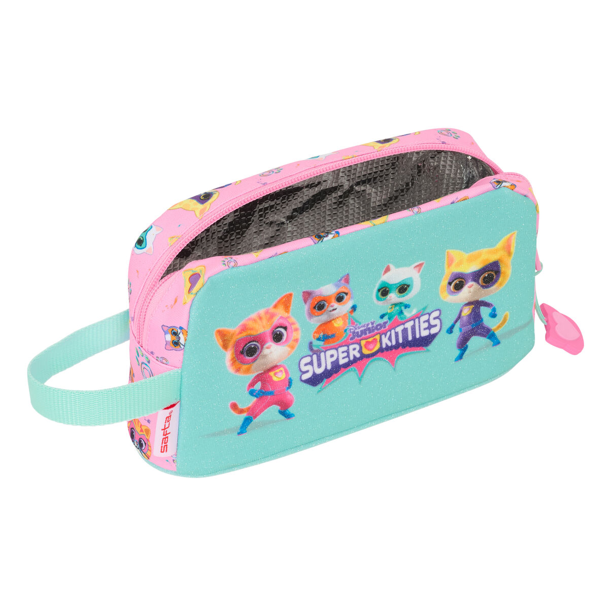 Bag SuperKitties Rosa Turkos 21,5 x 12 x 6,5 cm - 3