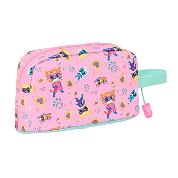 Bag SuperKitties Rosa Turkos 21,5 x 12 x 6,5 cm