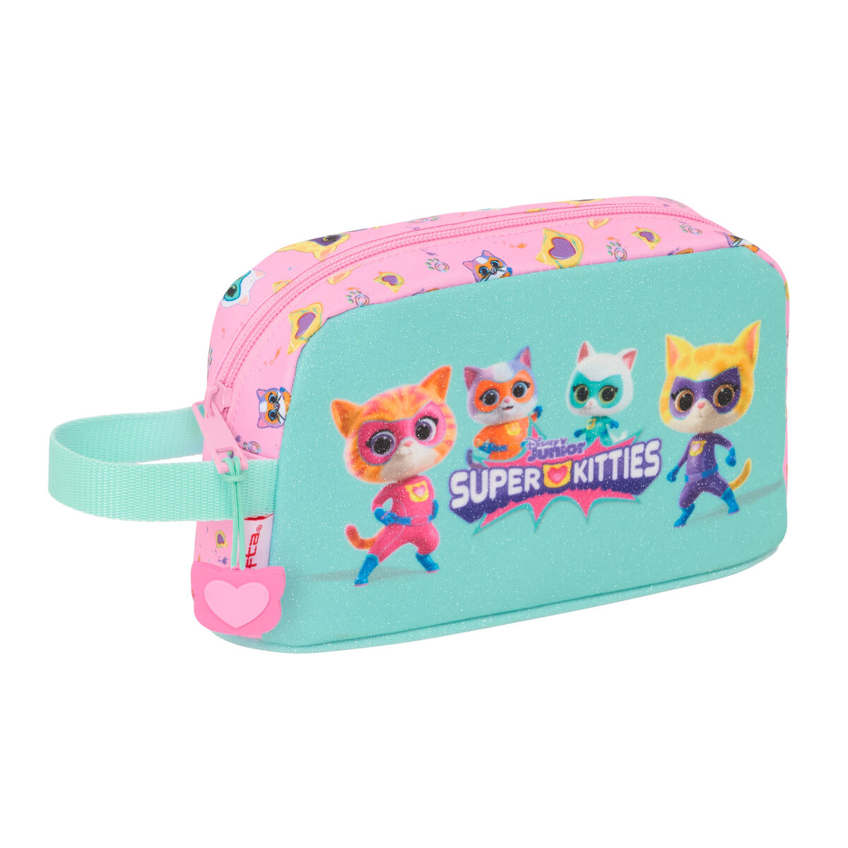 Bag SuperKitties Rosa Turkos 21,5 x 12 x 6,5 cm