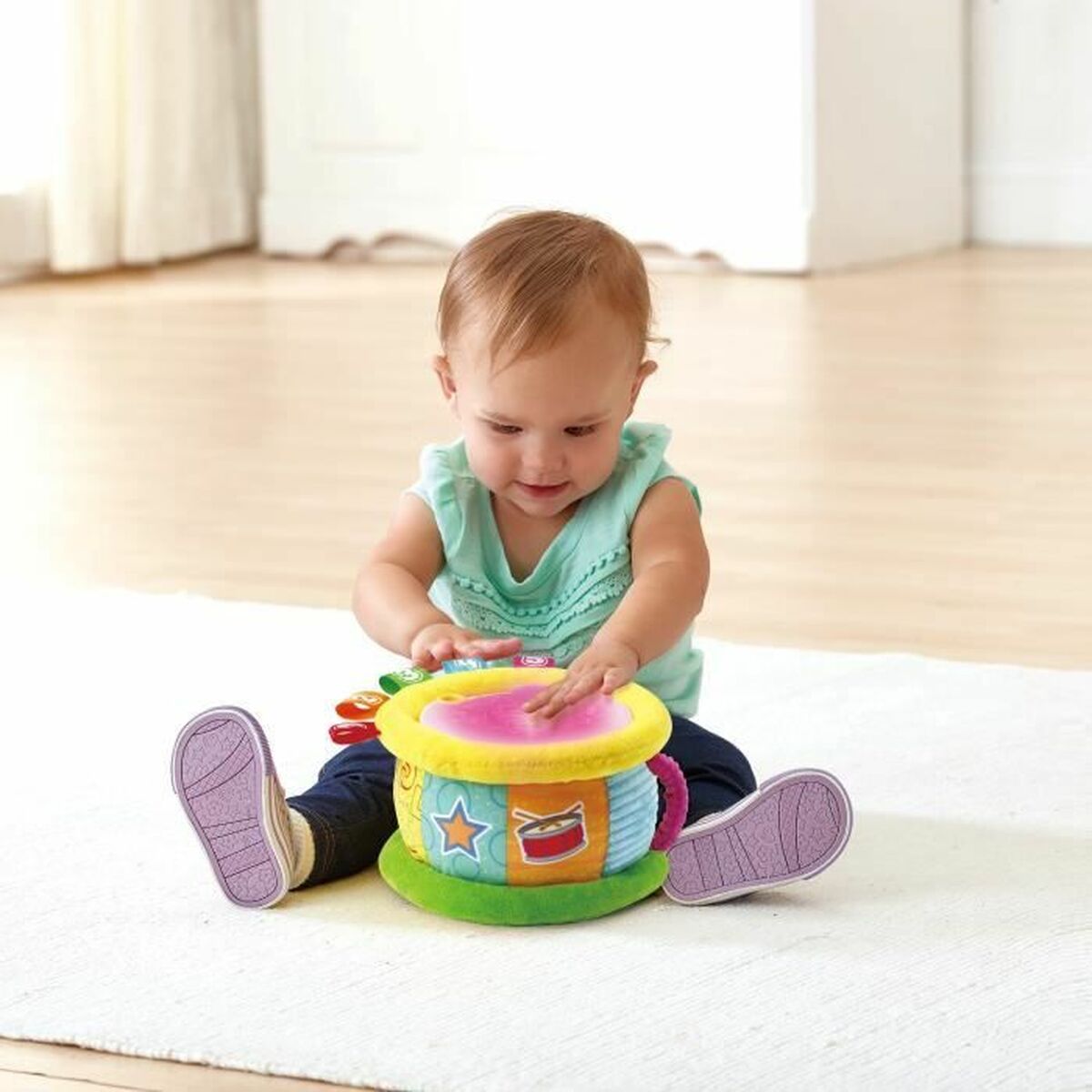 Trumma Vtech Baby Tambour Lumi Magique (FR) Plast (1 Delar) - 2