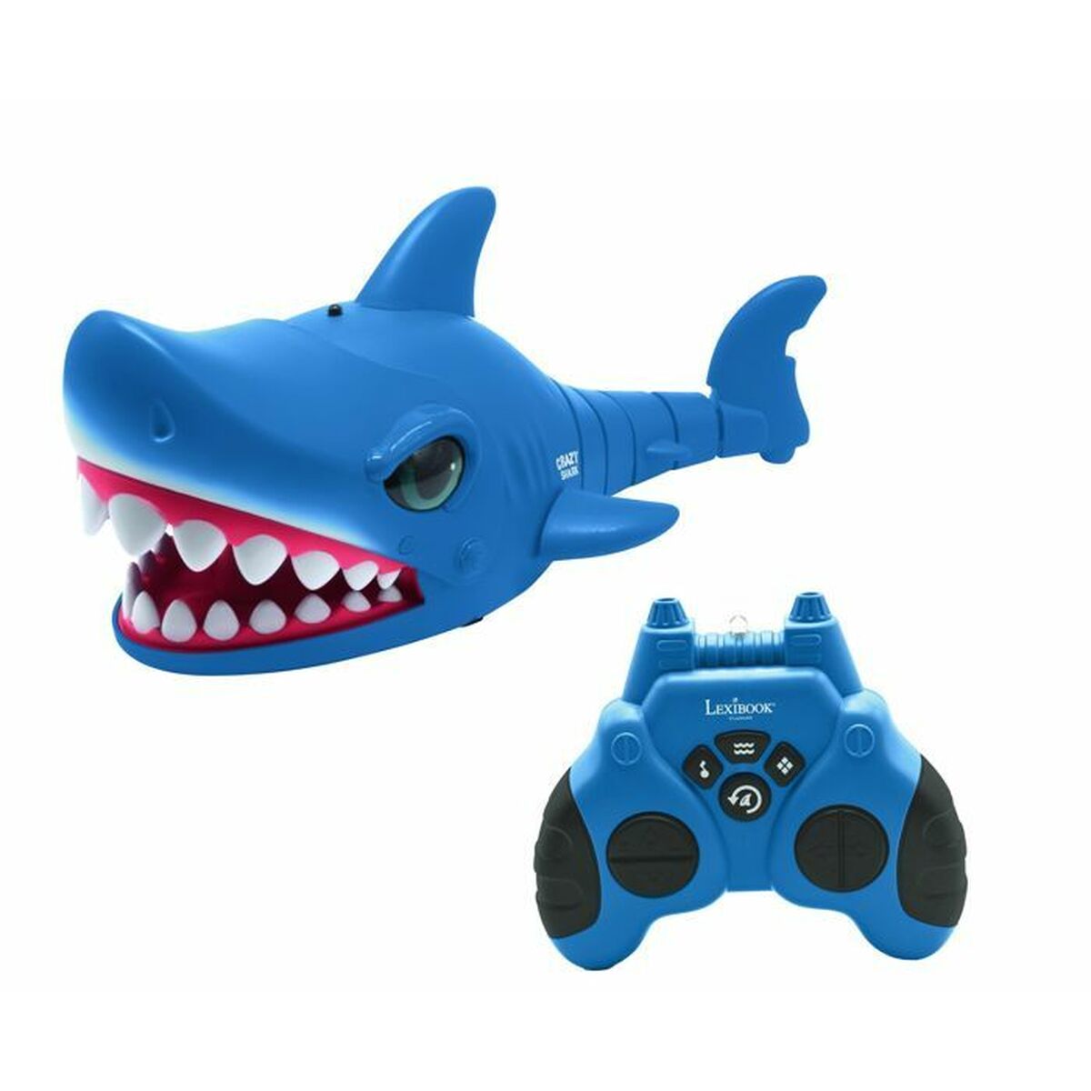 Fjärrkontroll Bil Lexibook RC Shark - Crazy Shark Blå Multicolour