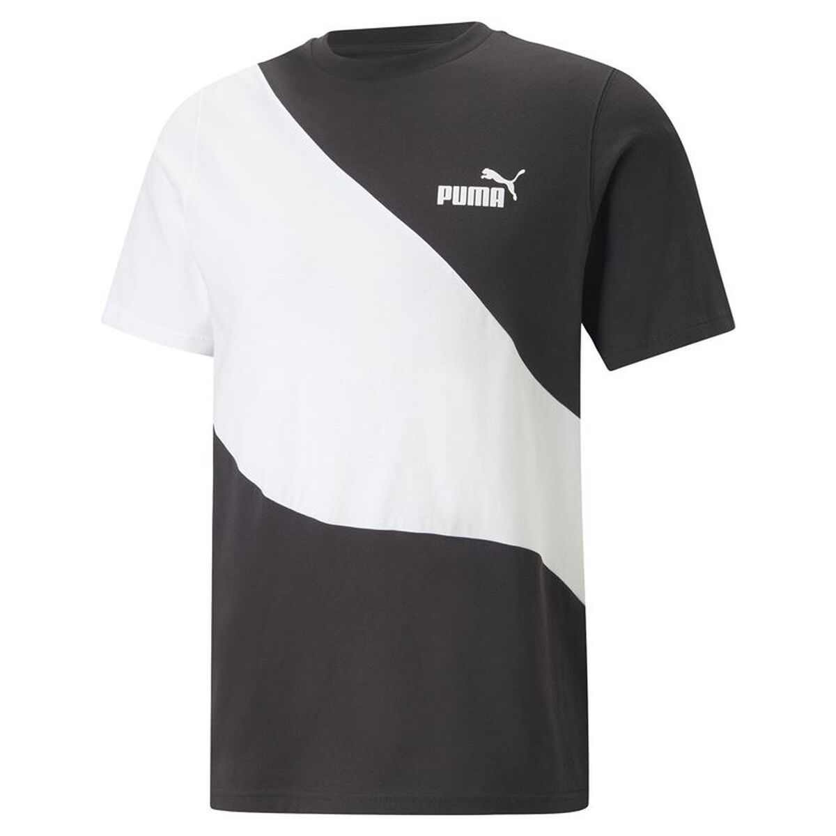 T-shirt med kortärm Herr Puma Powert Svart