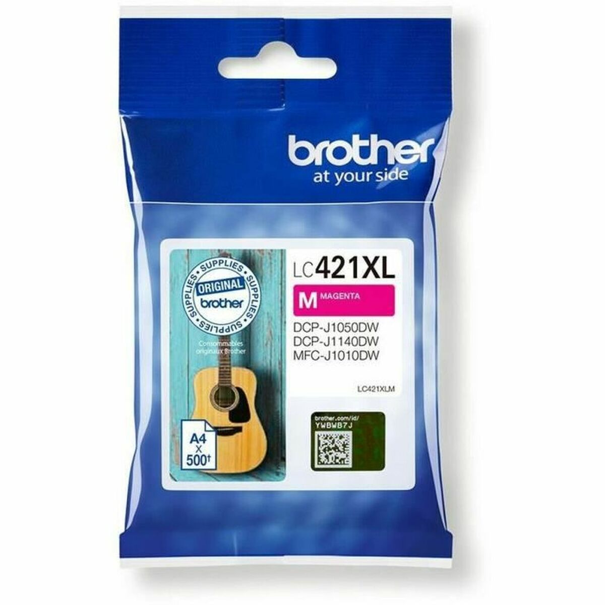 Original Bläckpatron Brother LC421XLM Magenta (1 antal)