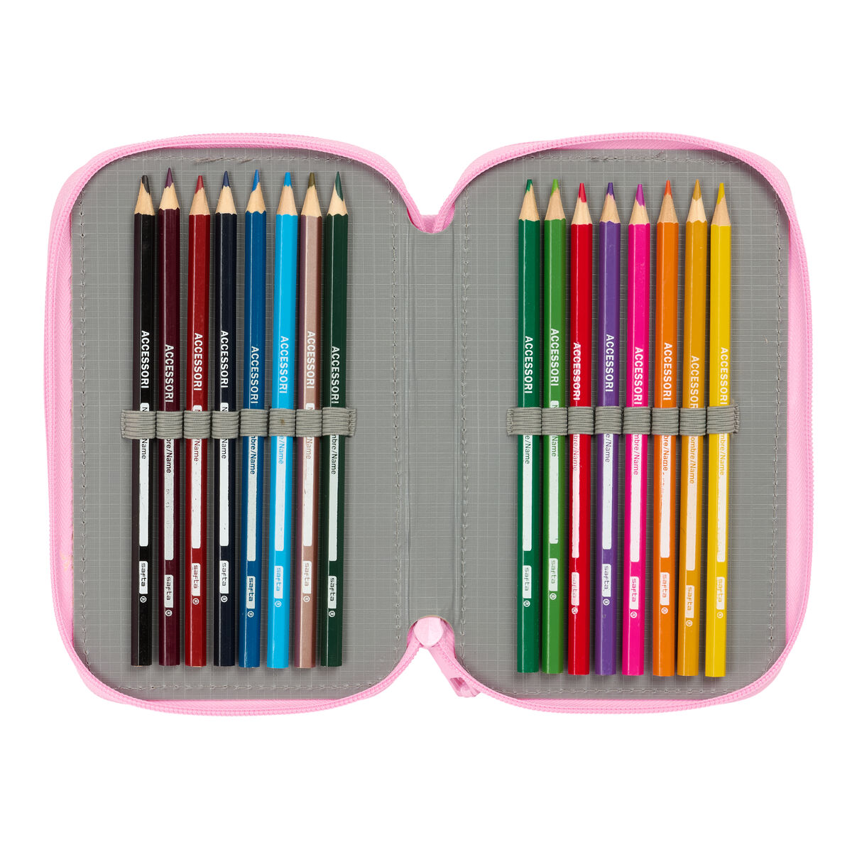 Pennfodral med tillbehör Glow Lab Swing Multicolour 12,5 x 19,5 x 5,5 cm 37 Delar - 3