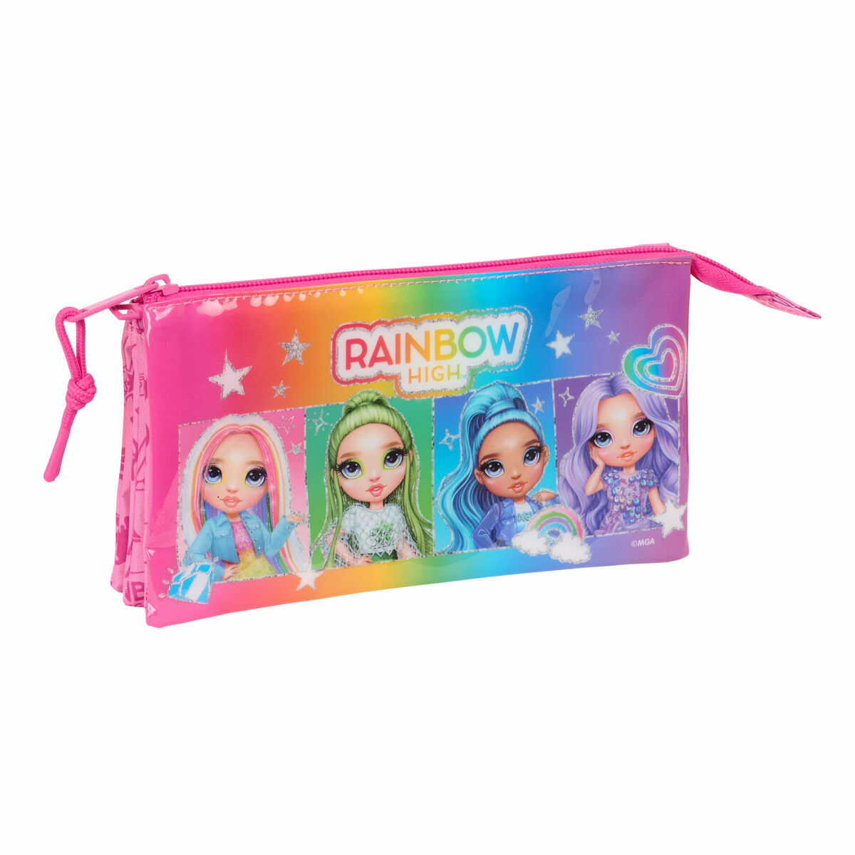 Bag Rainbow High Shine Multicolour 22 x 12 x 3 cm
