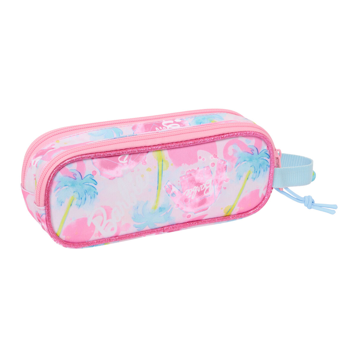 Dubbel bär-allt Barbie Painterly Rosa Himmelsblå 21 x 8 x 6 cm - 3