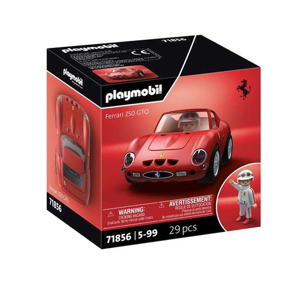 Uppsättning gosedjur Playmobil 71856 Röd Multicolour