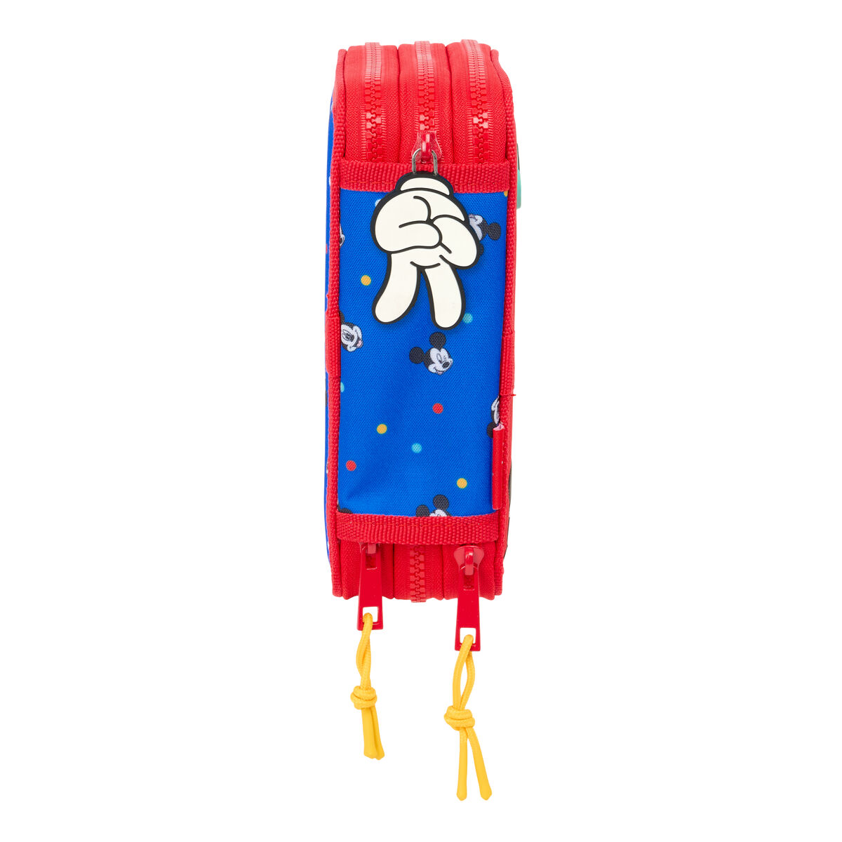 Trippel pennfodral Mickey Mouse Clubhouse Good day Blå 12,5 x 19,5 x 5,5 cm 37 Delar - 3