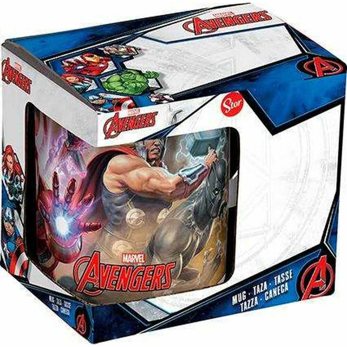 Mugg The Avengers Infinity Vit Keramik Röd (350 ml) - 2