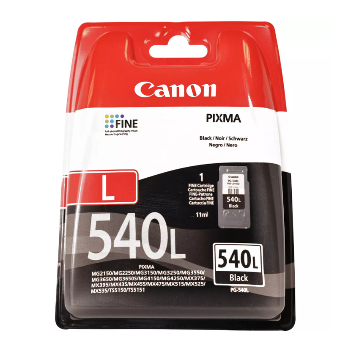Original Bläckpatron Canon PG-540L Svart