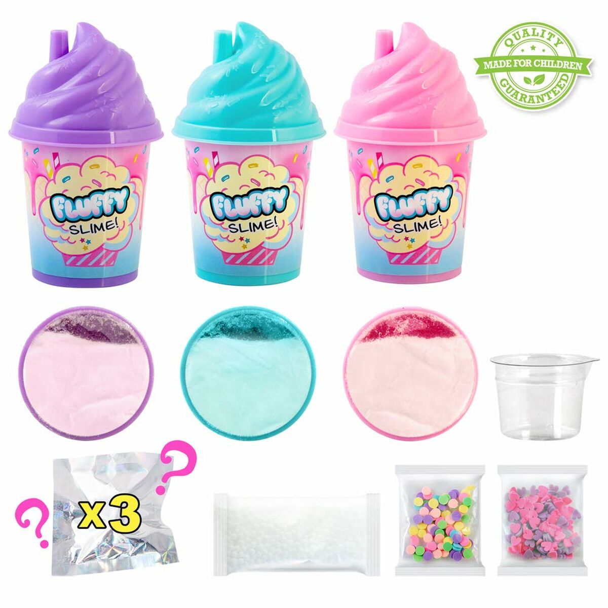 Modellera Spel Canal Toys Fluffy Slime Kit - 3