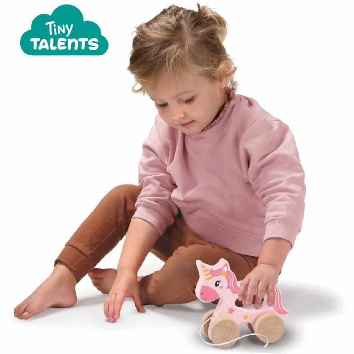Ledad figur SES Creative Unicornio de madera 2 en 1 Enhörning - 3