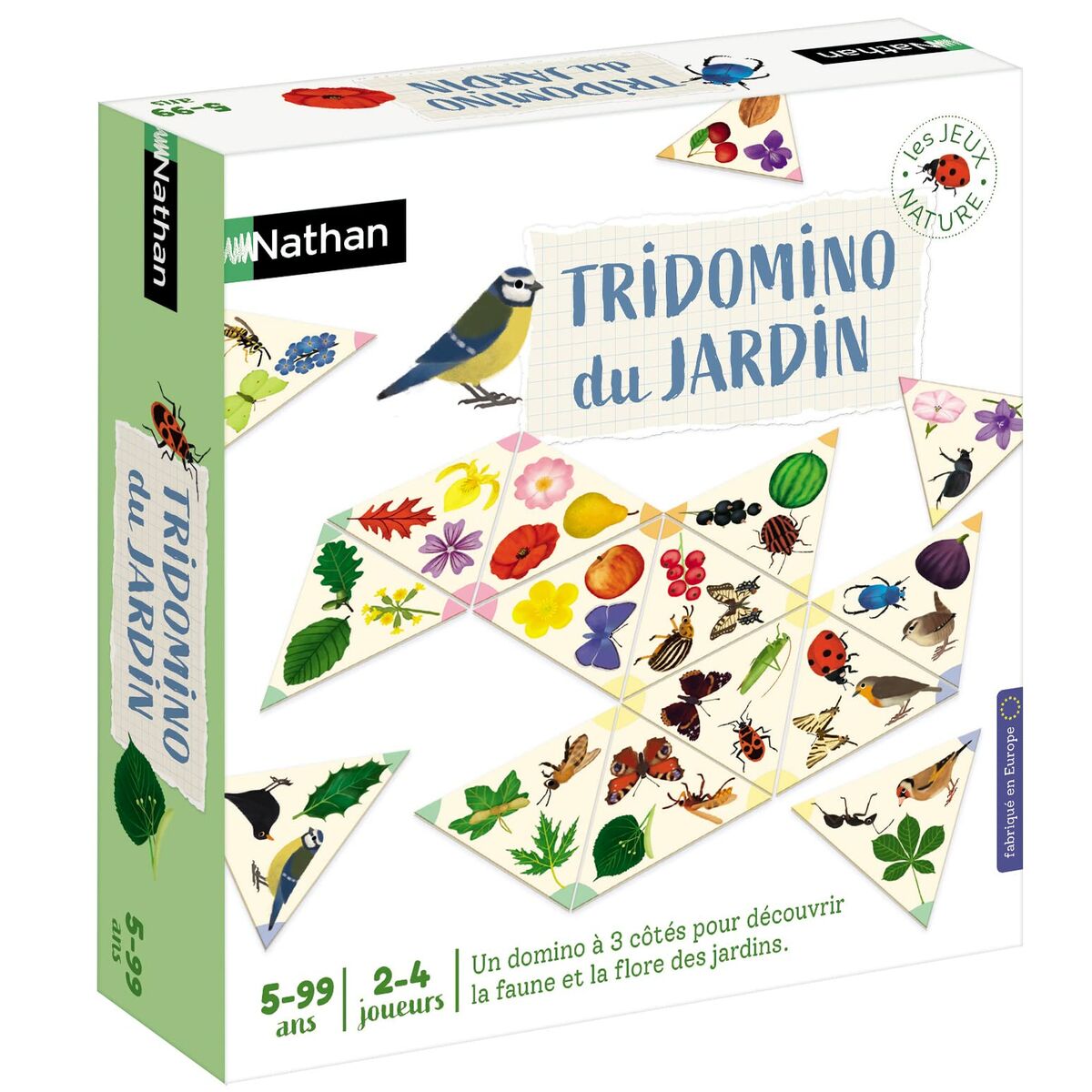 Sällskapsspel Nathan Tridomino Du Jardin Papp - 2