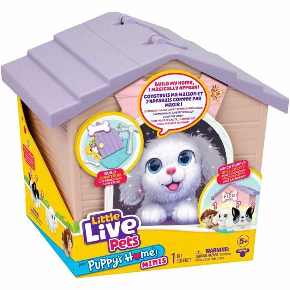 Mjukisleksak Little Live Pets Surprise Niche Rosa Plysch Groda Hund