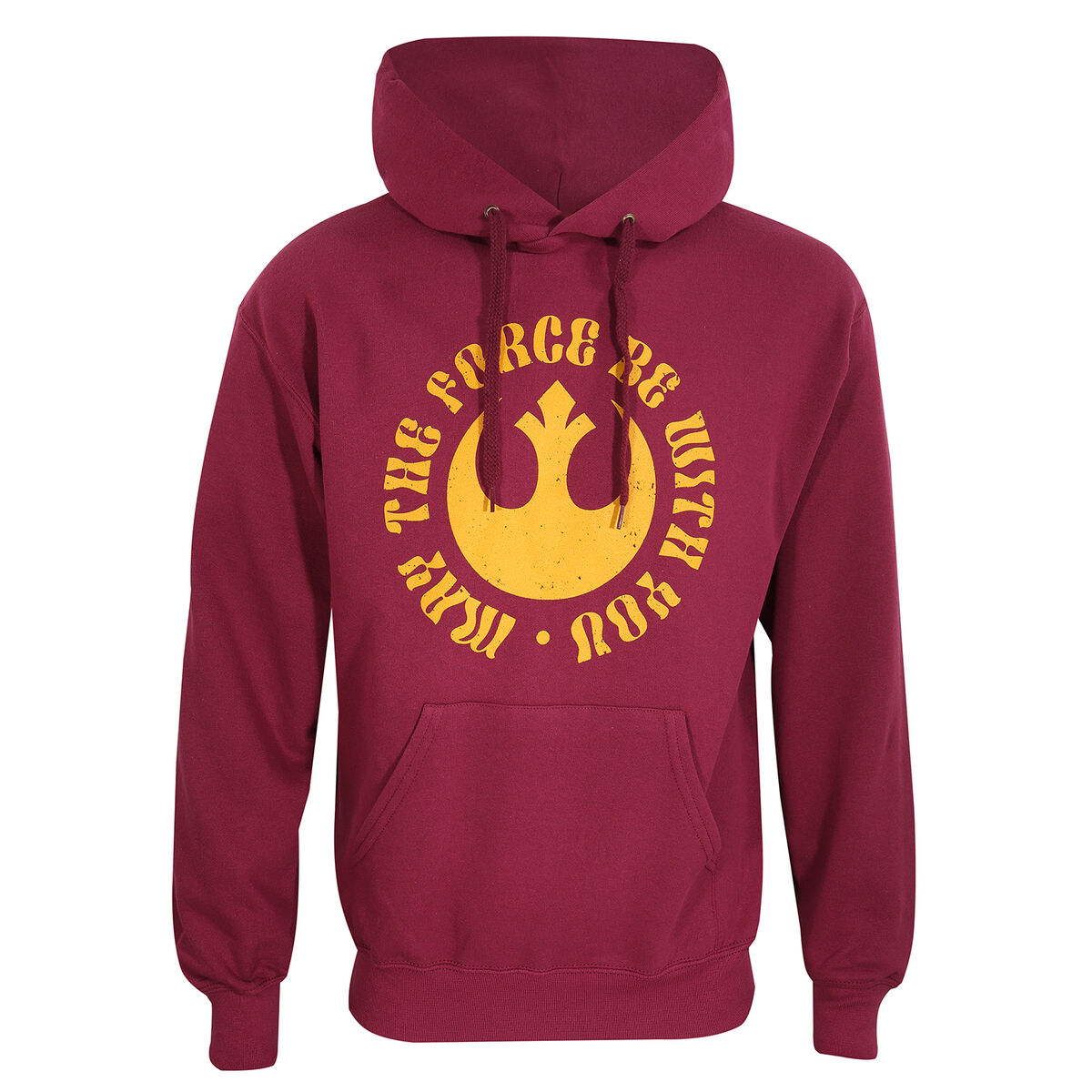 Tröja med huva Barn Star Wars May The Force Be With You Bordeaux