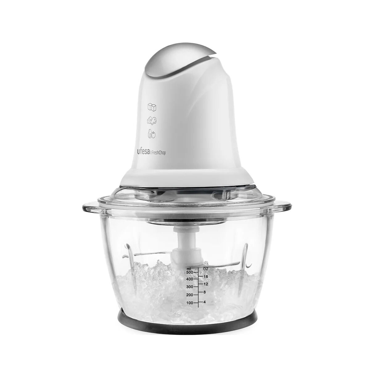 Köttkvarn UFESA FRESHCHOP Vit Rostfritt stål Plast 500 W 1,2 L