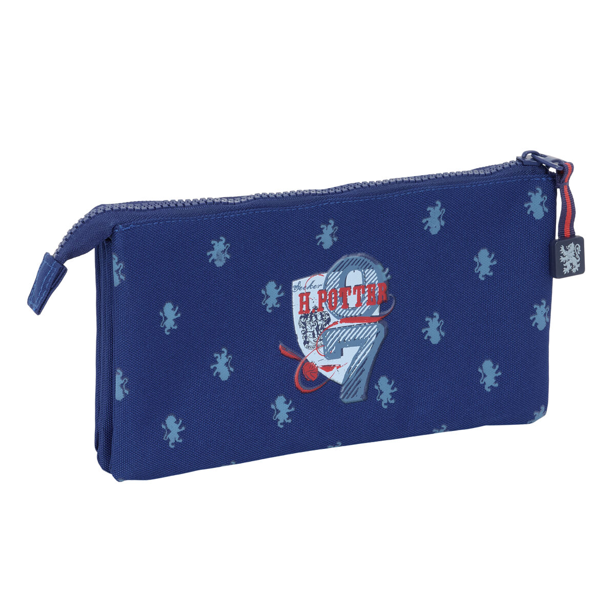 Tredubbel Carry-all Harry Potter Captain Marinblå 22 x 12 x 3 cm - 2