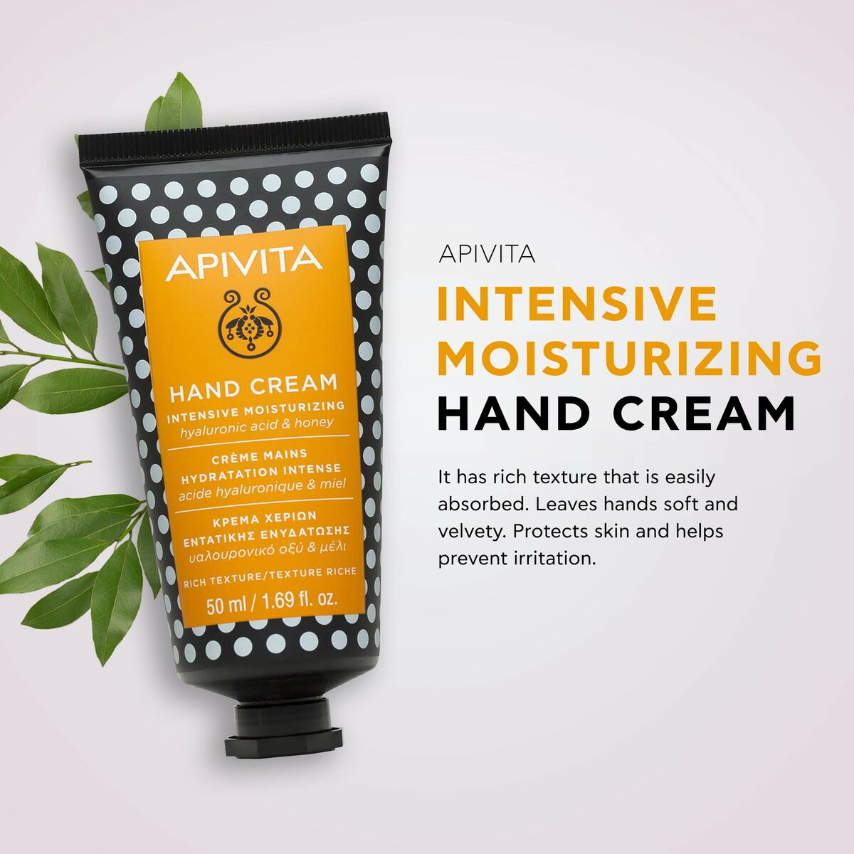 Kroppskräm Apivita Honey 50 ml - 2