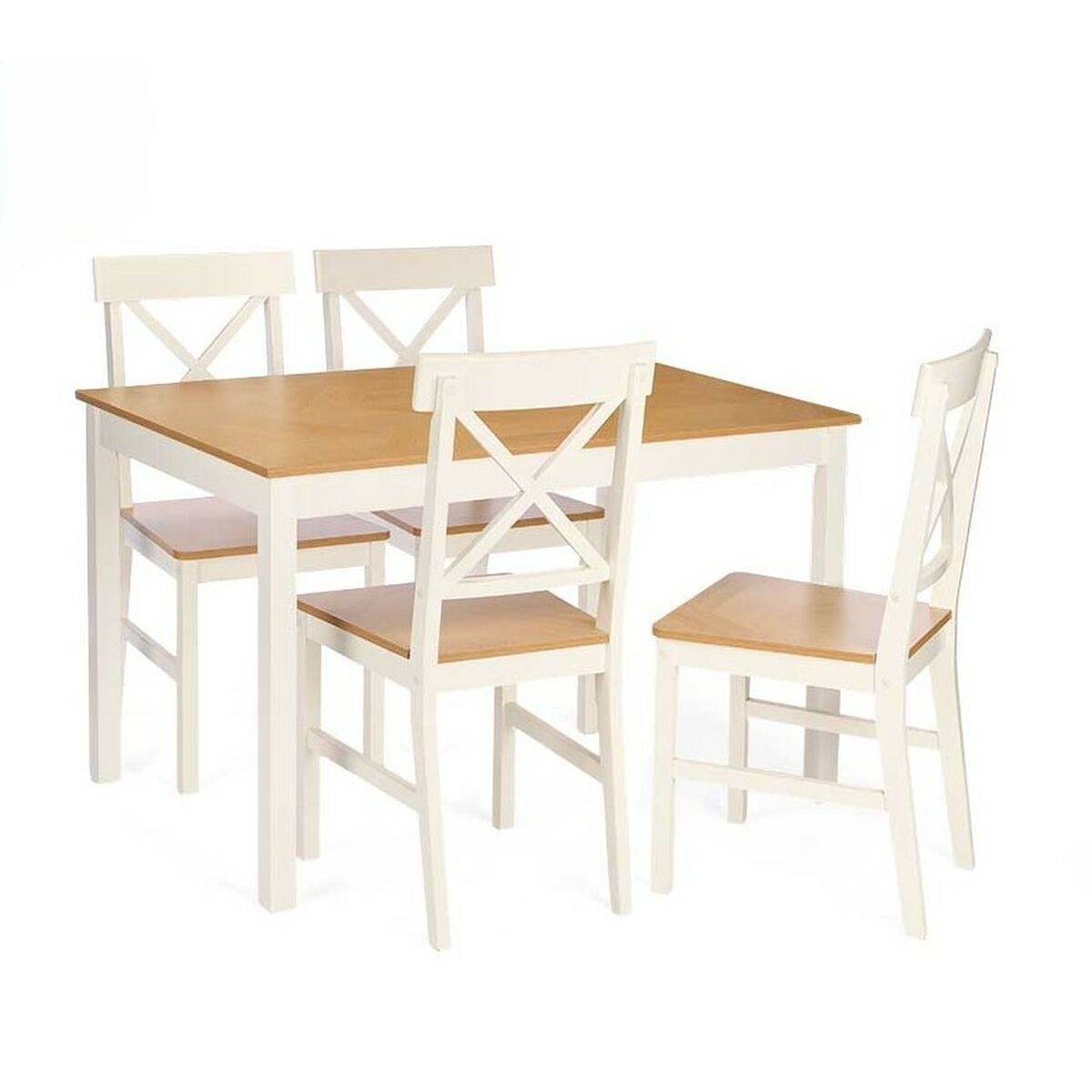 Bordsgrupp med 4 stolar Gift Decor