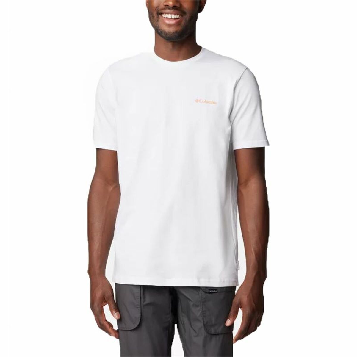 T-shirt med kortärm Herr Columbia Explorers Canyon™ Vit