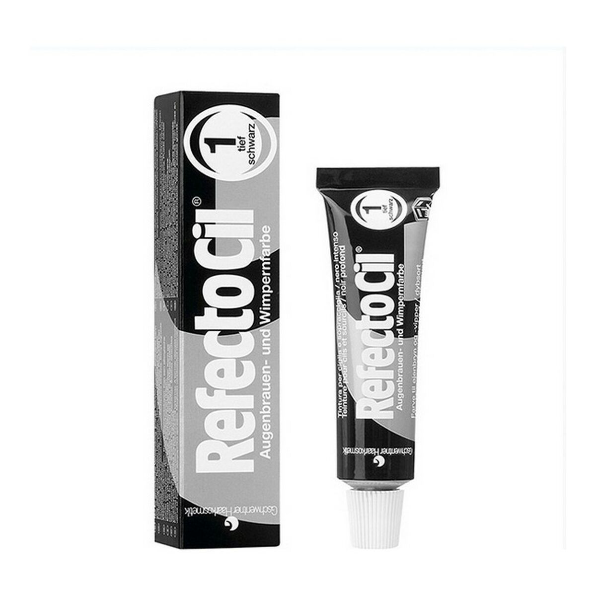 Färg till ögonfransar RefectoCil Eyelash And Eyebrow Tint Nº 1 Nº 1-Pure Black 15 ml - 2