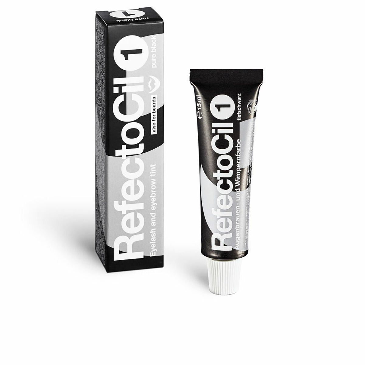 Färg till ögonfransar RefectoCil Eyelash And Eyebrow Tint Nº 1 Nº 1-Pure Black 15 ml