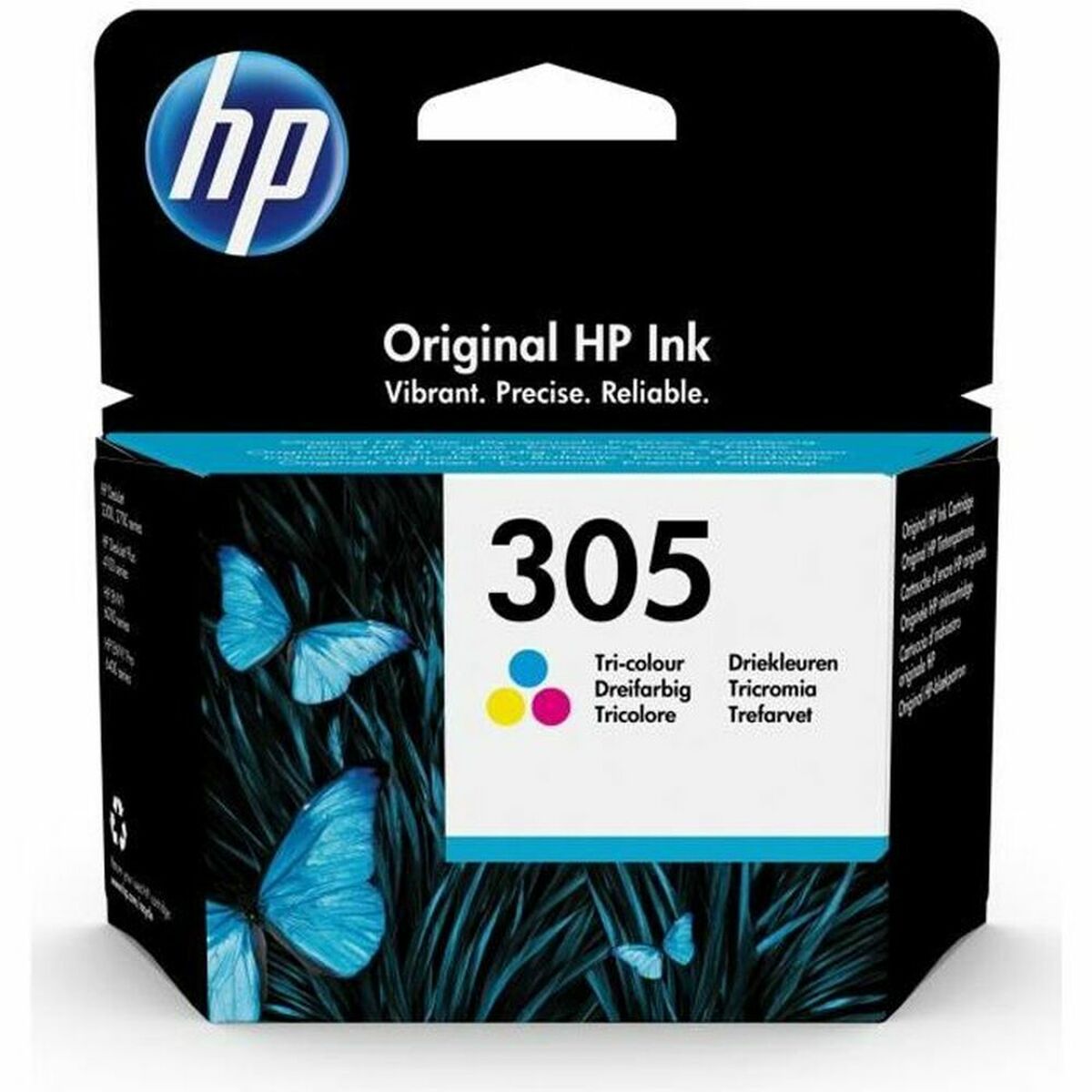 Original Bläckpatron HP 305 Cyan/Magenta/Gul