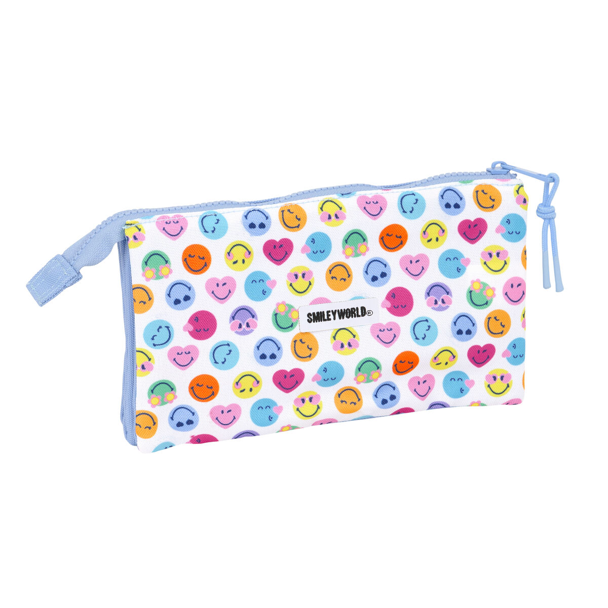 Bag Smiley Joyful Multicolour Ljusblå 22 x 12 x 3 cm - 3