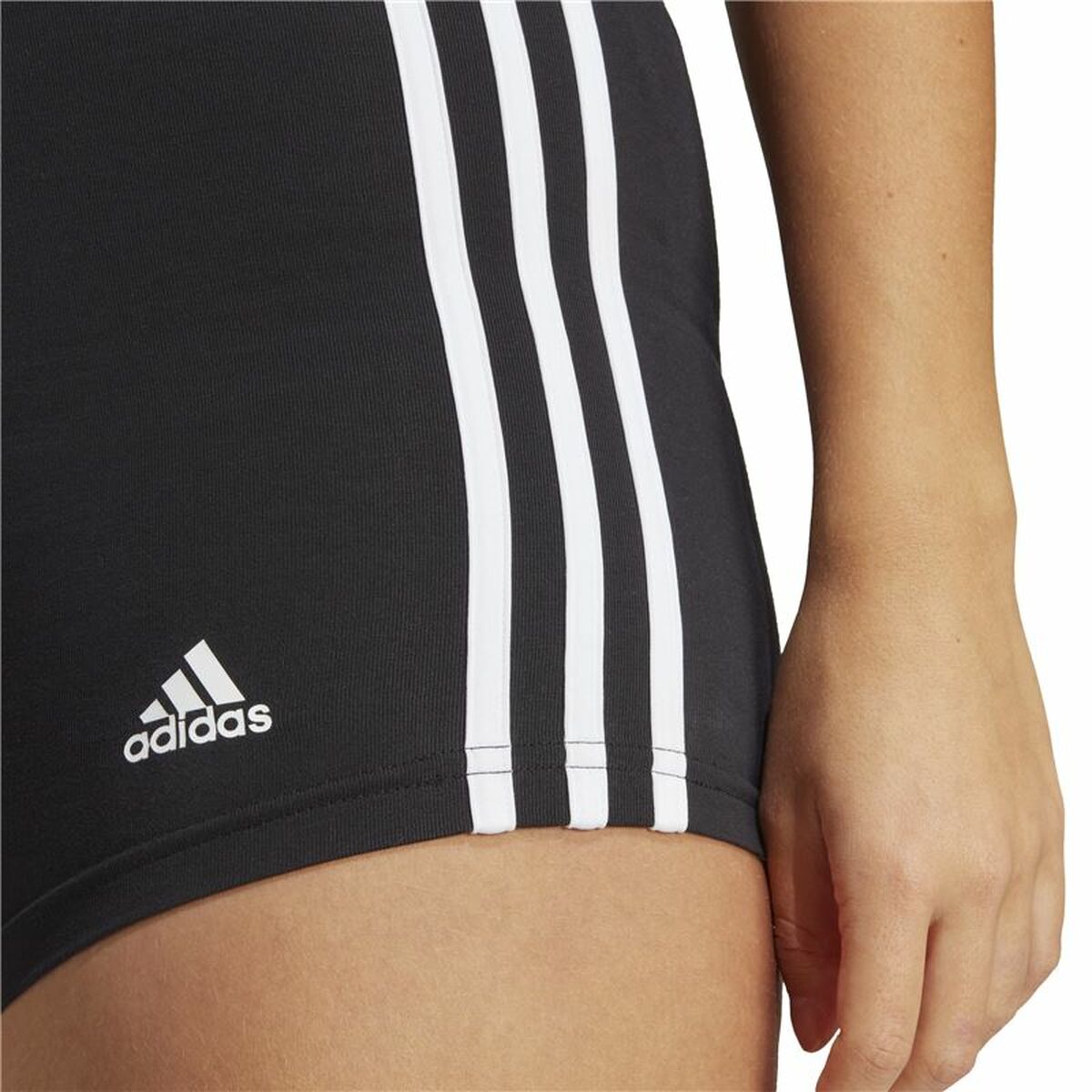 Sport-leggings, Dam Adidas Essentials Single 3S Booty Svart - 2