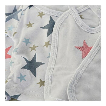Baby-kit DKD Home Decor BE-177919 Blå Rosa 0-6 månader 7 Delar (2 antal)