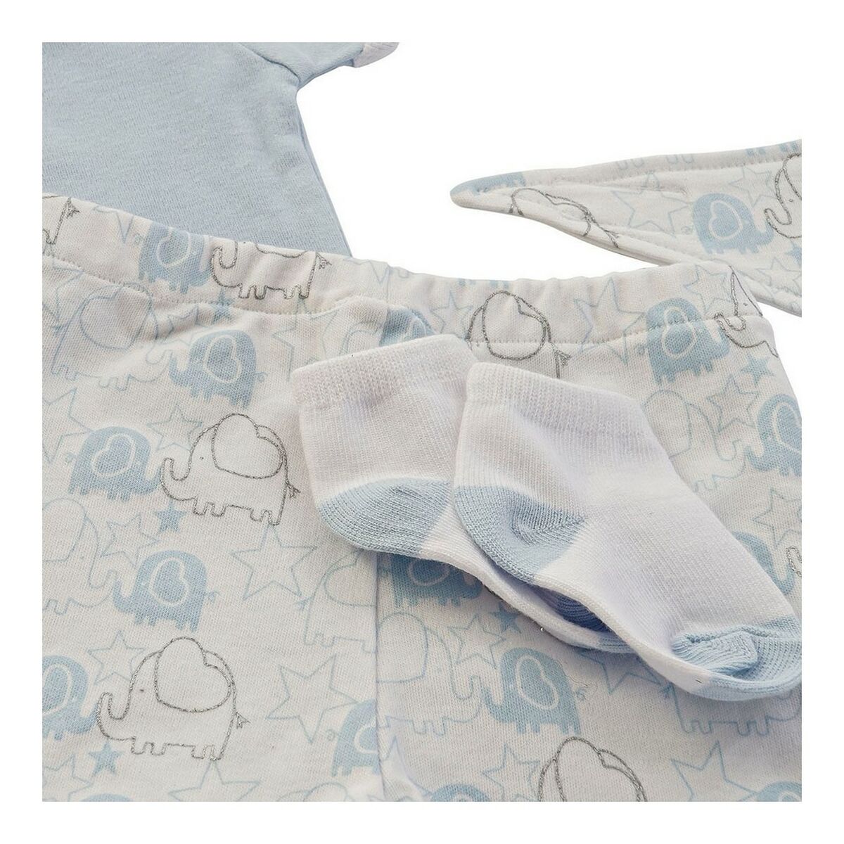 Baby-kit DKD Home Decor BE-180261 Blå Vit Rosa (2 antal) - 2