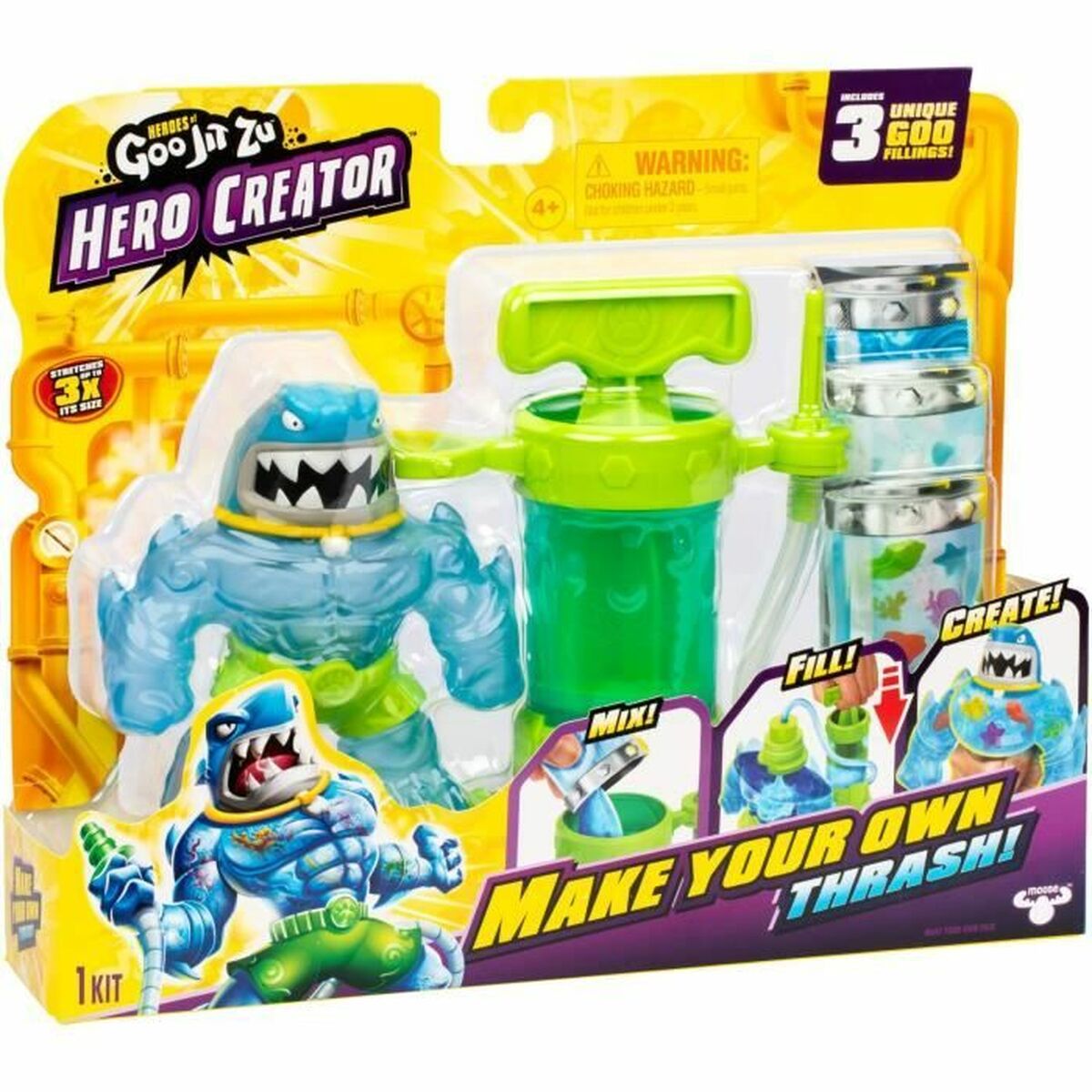 Actionfigurer Thrash 3 Delar
