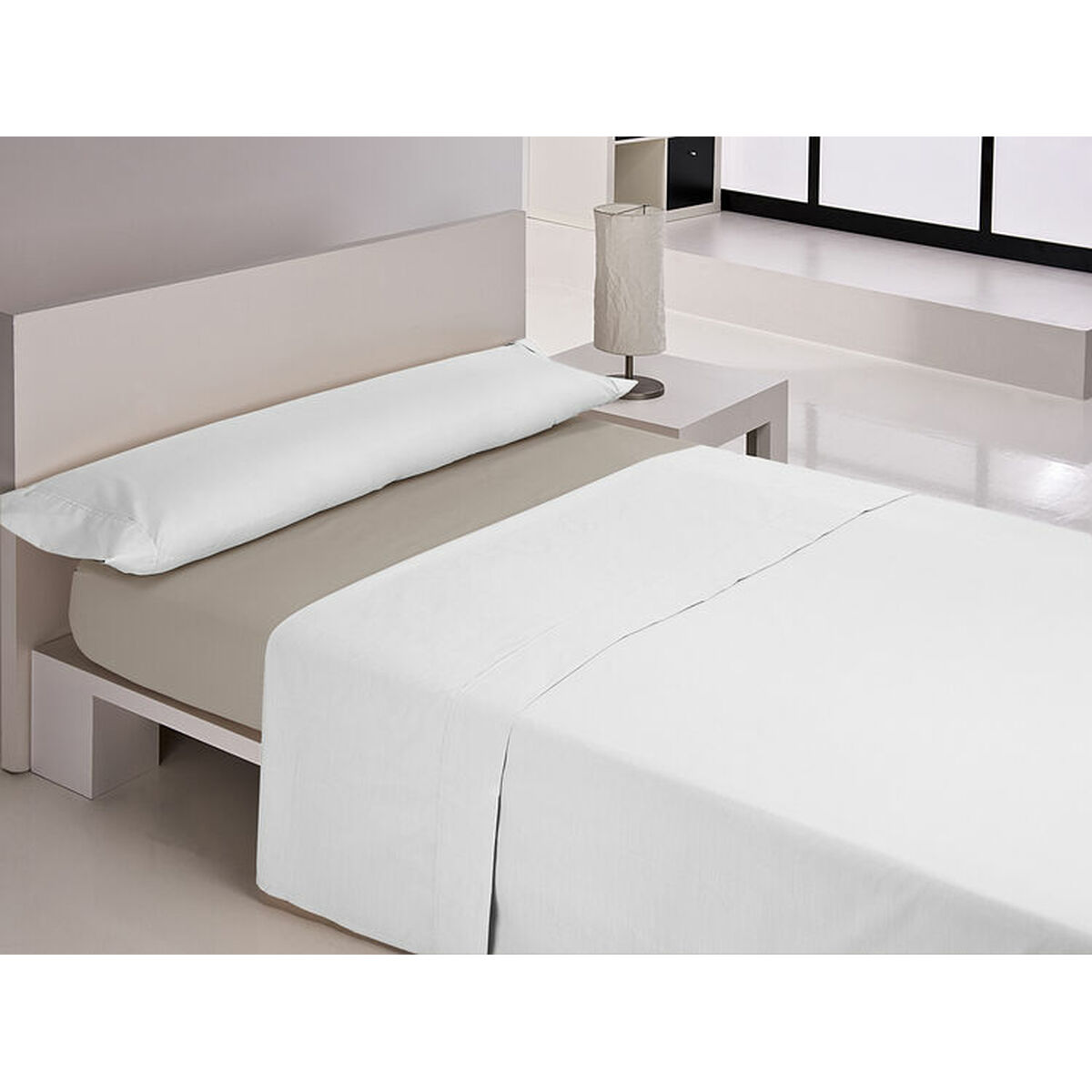Inpassat underlakan Happy Home MIX COLORS Grå Säng 150 150 x 200 + 30 cm
