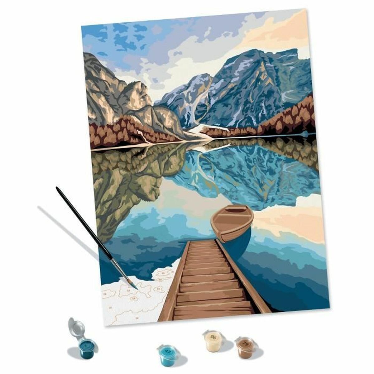 Målning med siffror Ravensburger Lake Views 30 x 40 cm - 3